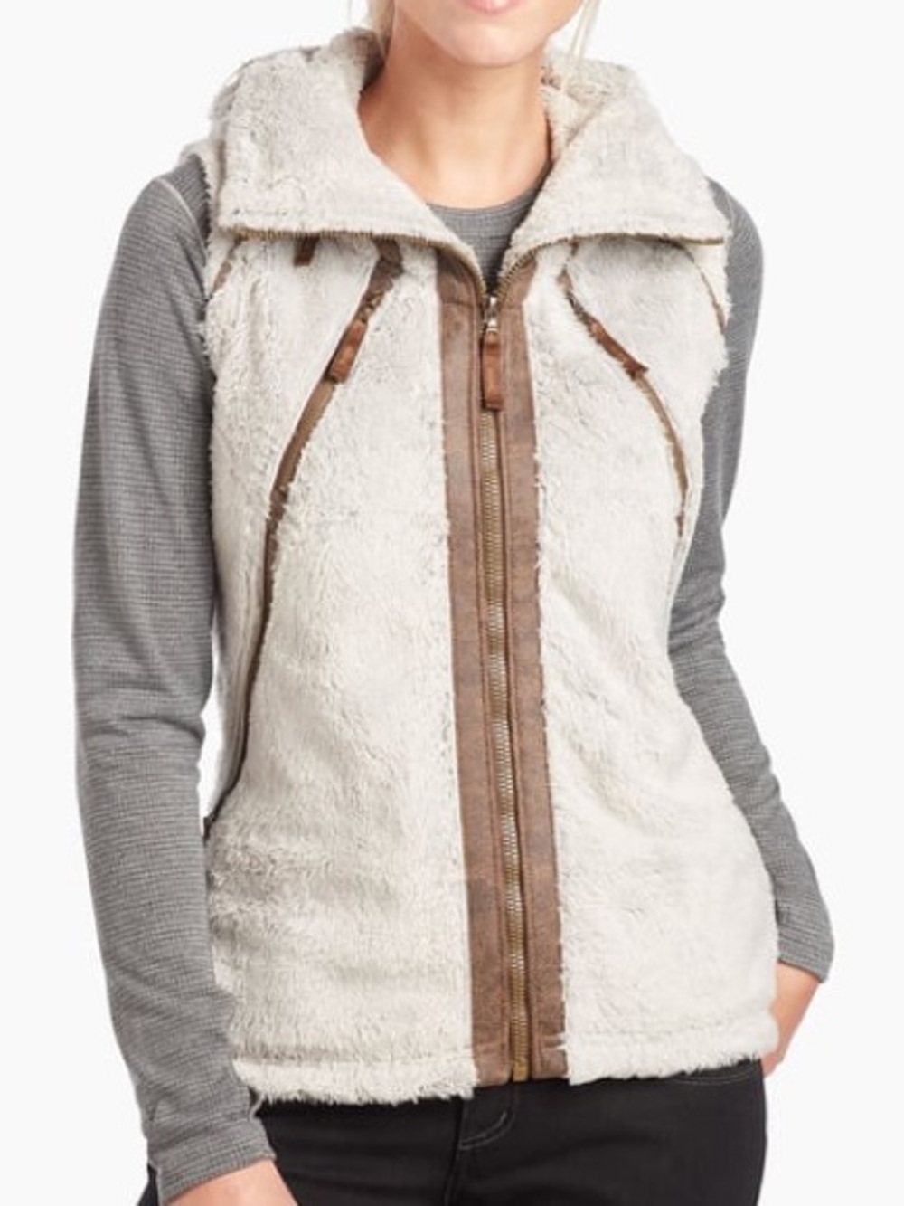 KUHL Womens Flight Vest Fleece Size Small